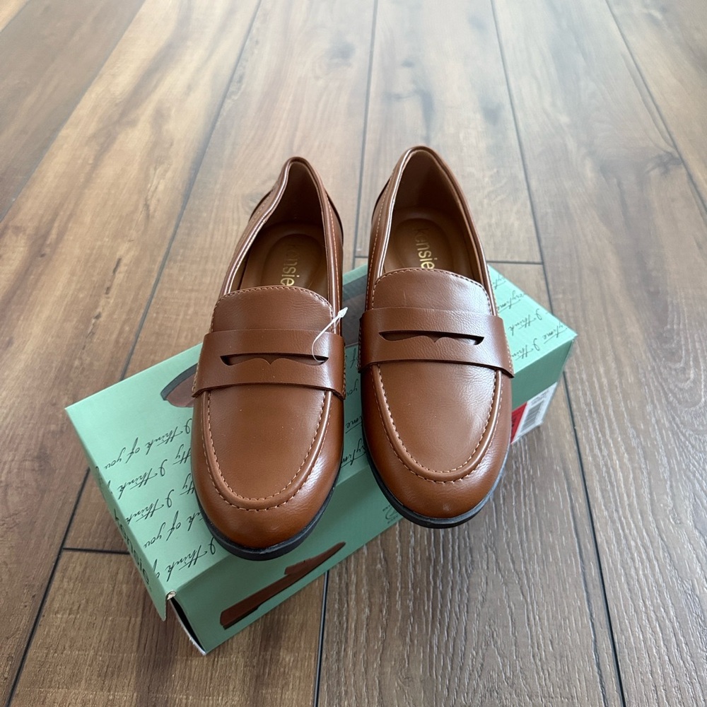 Kensie Gitty Classic Cognac (Brown) Women’s Slip-On Loafers - Picture 2 of 9